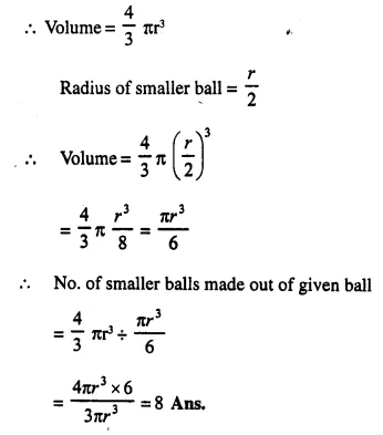 Selina Concise Mathematics Class 10 ICSE Solutions Chapter 20 Cylinder, Cone and Sphere Ex 20C Q3.1