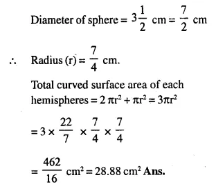 Selina Concise Mathematics Class 10 ICSE Solutions Chapter 20 Cylinder, Cone and Sphere Ex 20C Q8.1