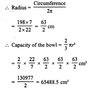 Selina Concise Mathematics Class 10 ICSE Solutions Chapter 20 Cylinder, Cone and Sphere Ex 20E Q6.1
