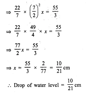 Selina Concise Mathematics Class 10 ICSE Solutions Chapter 20 Cylinder, Cone and Sphere Ex 20F Q13.5