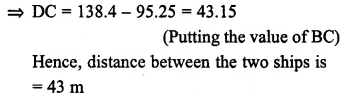 Selina Concise Mathematics Class 10 ICSE Solutions Chapter 22 Heights and Distances Ex 22C Q17.2