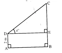 Selina Concise Mathematics Class 10 ICSE Solutions Chapter 22 Heights and Distances Ex 22C Q8.1