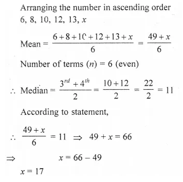 Selina Concise Mathematics Class 10 ICSE Solutions Chapter 24 Measures of Central Tendency Ex 24E Q18.1