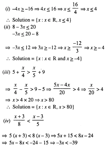 Selina Concise Mathematics Class 10 ICSE Solutions Chapter 4 Linear Inequations Ex 4A 7.2