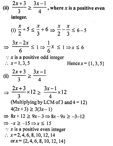 Selina Concise Mathematics Class 10 ICSE Solutions Chapter 4 Linear Inequations Ex 4B 26.2