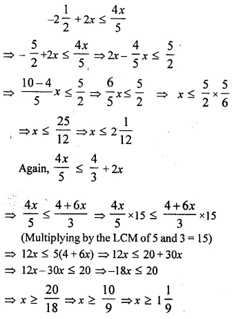 Selina Concise Mathematics Class 10 ICSE Solutions Chapter 4 Linear Inequations Ex 4B 27.2