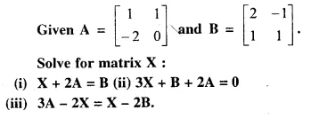 Selina Concise Mathematics Class 10 ICSE Solutions Chapter 9 Matrices Ex 9B Q8.1