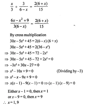 Selina Concise Mathematics Class 10 ICSE Solutions Chapterwise Revision Exercises Q22.2