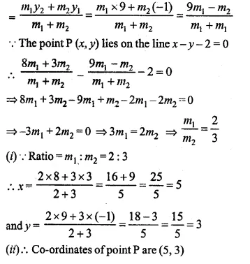 ML Aggarwal Class 10 Solutions for ICSE Maths Chapter 11 Section Formula Ex 11 Q19.2