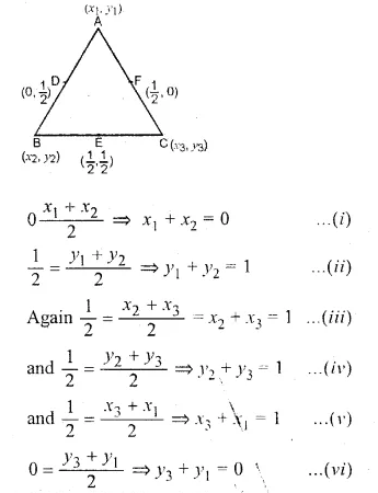 ML Aggarwal Class 10 Solutions for ICSE Maths Chapter 11 Section Formula Ex 11 Q28.1