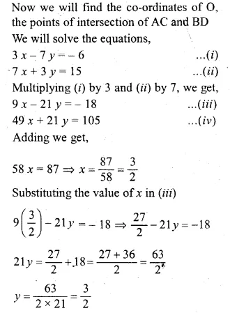 ML Aggarwal Class 10 Solutions for ICSE Maths Chapter 12 Equation of a Straight Line Chapter Test Q16.3