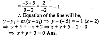 ML Aggarwal Class 10 Solutions for ICSE Maths Chapter 12 Equation of a Straight Line Ex 12.1 Q13.1