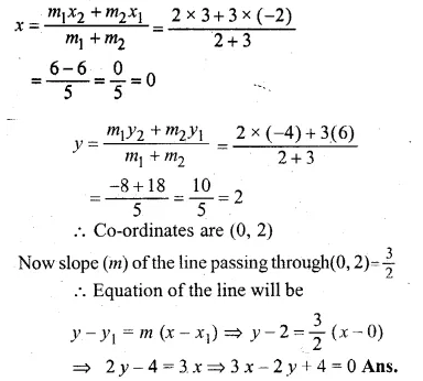 ML Aggarwal Class 10 Solutions for ICSE Maths Chapter 12 Equation of a Straight Line Ex 12.1 Q26.1