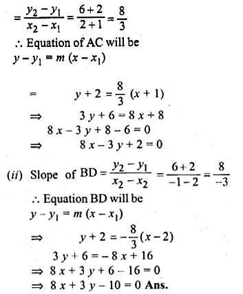 ML Aggarwal Class 10 Solutions for ICSE Maths Chapter 12 Equation of a Straight Line Ex 12.1 Q31.2