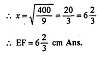 ML Aggarwal Class 10 Solutions for ICSE Maths Chapter 13 Similarity Chapter Test Q8.2
