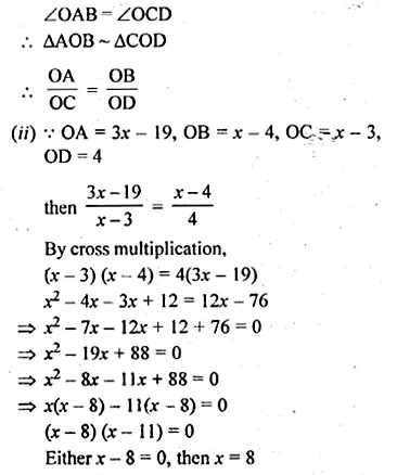 ML Aggarwal Class 10 Solutions for ICSE Maths Chapter 13 Similarity Ex 13.1 Q13.3