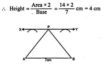 ML Aggarwal Class 10 Solutions for ICSE Maths Chapter 14 Locus Chapter Test Q3.1