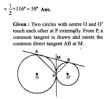 ML Aggarwal Class 10 Solutions for ICSE Maths Chapter 15 Circles Ex 15.3 Q39.4