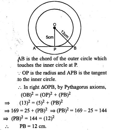 ML Aggarwal Class 10 Solutions for ICSE Maths Chapter 15 Circles Ex 15.3 Q4.1