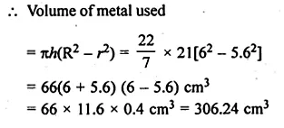 ML Aggarwal Class 10 Solutions for ICSE Maths Chapter 17 Mensuration Ex 17.1 Q18.1