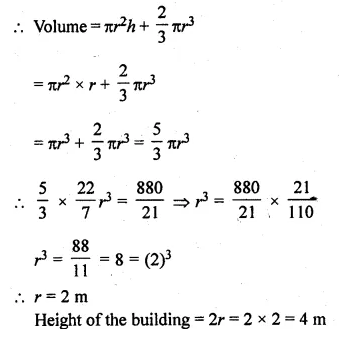 ML Aggarwal Class 10 Solutions for ICSE Maths Chapter 17 Mensuration Ex 17.4 Q17.1