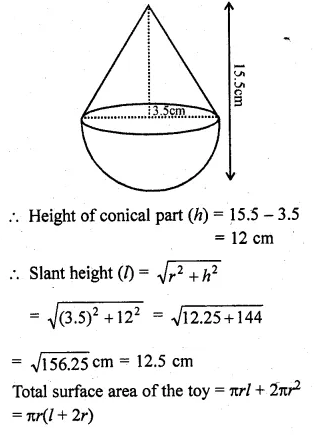 ML Aggarwal Class 10 Solutions for ICSE Maths Chapter 17 Mensuration Ex 17.4 Q9.1