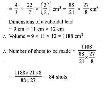 ML Aggarwal Class 10 Solutions for ICSE Maths Chapter 17 Mensuration Ex 17.5 Q19.1