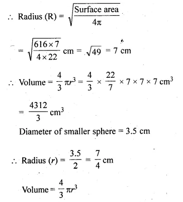 ML Aggarwal Class 10 Solutions for ICSE Maths Chapter 17 Mensuration Ex 17.5 Q26.1