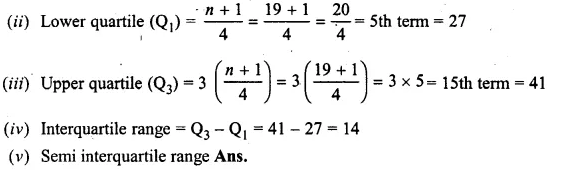 ML Aggarwal Class 10 Solutions for ICSE Maths Chapter 21 Measures of Central Tendency Ex 21.2 Q10.1