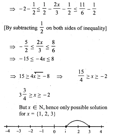 ML Aggarwal Class 10 Solutions for ICSE Maths Chapter 4 Linear Inequations Ex 4 Q13.1