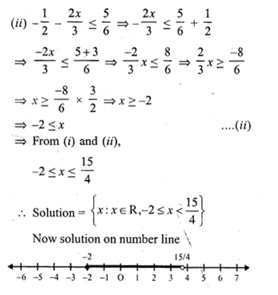ML Aggarwal Class 10 Solutions for ICSE Maths Chapter 4 Linear Inequations Ex 4 Q27.2