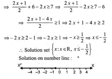 ML Aggarwal Class 10 Solutions for ICSE Maths Chapter 4 Linear Inequations Ex 4 Q28.1