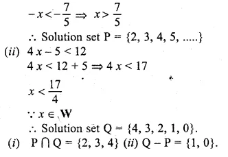 ML Aggarwal Class 10 Solutions for ICSE Maths Chapter 4 Linear Inequations Ex 4 Q33.1