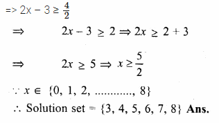 ML Aggarwal Class 10 Solutions for ICSE Maths Chapter 4 Linear Inequations Ex 4 Q7.1