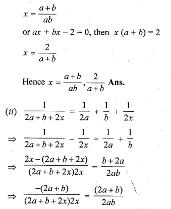 ML Aggarwal Class 10 Solutions for ICSE Maths Chapter 5 Quadratic Equations in One Variable Ex 5.2 Q22.2