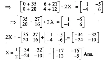 ML Aggarwal Class 10 Solutions for ICSE Maths Chapter 8 Matrices Ex 8.3 Q19.1