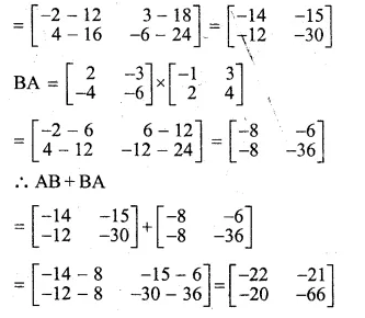 ML Aggarwal Class 10 Solutions for ICSE Maths Chapter 8 Matrices Ex 8.3 Q9.1