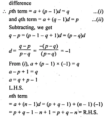ML Aggarwal Class 10 Solutions for ICSE Maths Chapter 9 Arithmetic and Geometric Progressions Chapter Test Q13.1