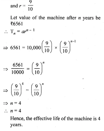 ML Aggarwal Class 10 Solutions for ICSE Maths Chapter 9 Arithmetic and Geometric Progressions Chapter Test Q33.2