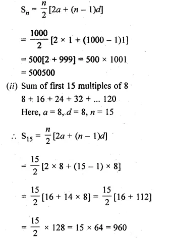 ML Aggarwal Class 10 Solutions for ICSE Maths Chapter 9 Arithmetic and Geometric Progressions Ex 9.3 Q19.1