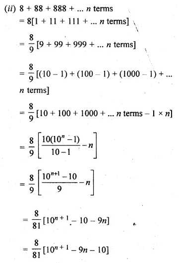 ML Aggarwal Class 10 Solutions for ICSE Maths Chapter 9 Arithmetic and Geometric Progressions Ex 9.5 Q22.2