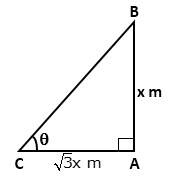 RS Aggarwal Solutions Class 10 Chapter 14 Height and Distance MCQ 25