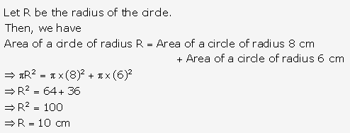 RS Aggarwal Solutions Class 10 Chapter 18 Areas of Circle, Sector and Segment Ex 18a 11