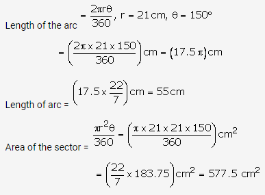 RS Aggarwal Solutions Class 10 Chapter 18 Areas of Circle, Sector and Segment Ex 18b 11
