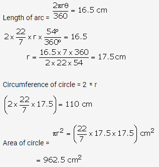 RS Aggarwal Solutions Class 10 Chapter 18 Areas of Circle, Sector and Segment Ex 18b 13