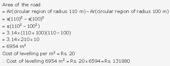 RS Aggarwal Solutions Class 10 Chapter 18 Areas of Circle, Sector and Segment Ex 18b 62