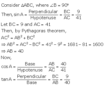 RS Aggarwal Solutions Class 10 Chapter 5 Trigonometric Ratios Ex 5 14