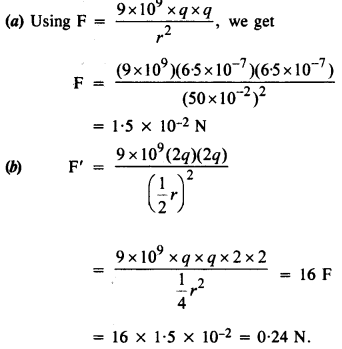 NCERT Solutions for Class 12 Physics Chapter 1 Electric Charges and Fields 9