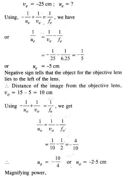 NCERT Solutions for Class 12 Physics Chapter 9 Ray Optics and Optical Instruments 15
