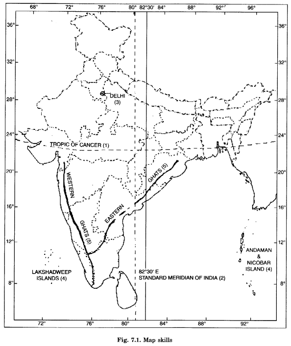 NCERT Solutions for Class 6 Social Science Geography Chapter 7 Our Country India image - 1